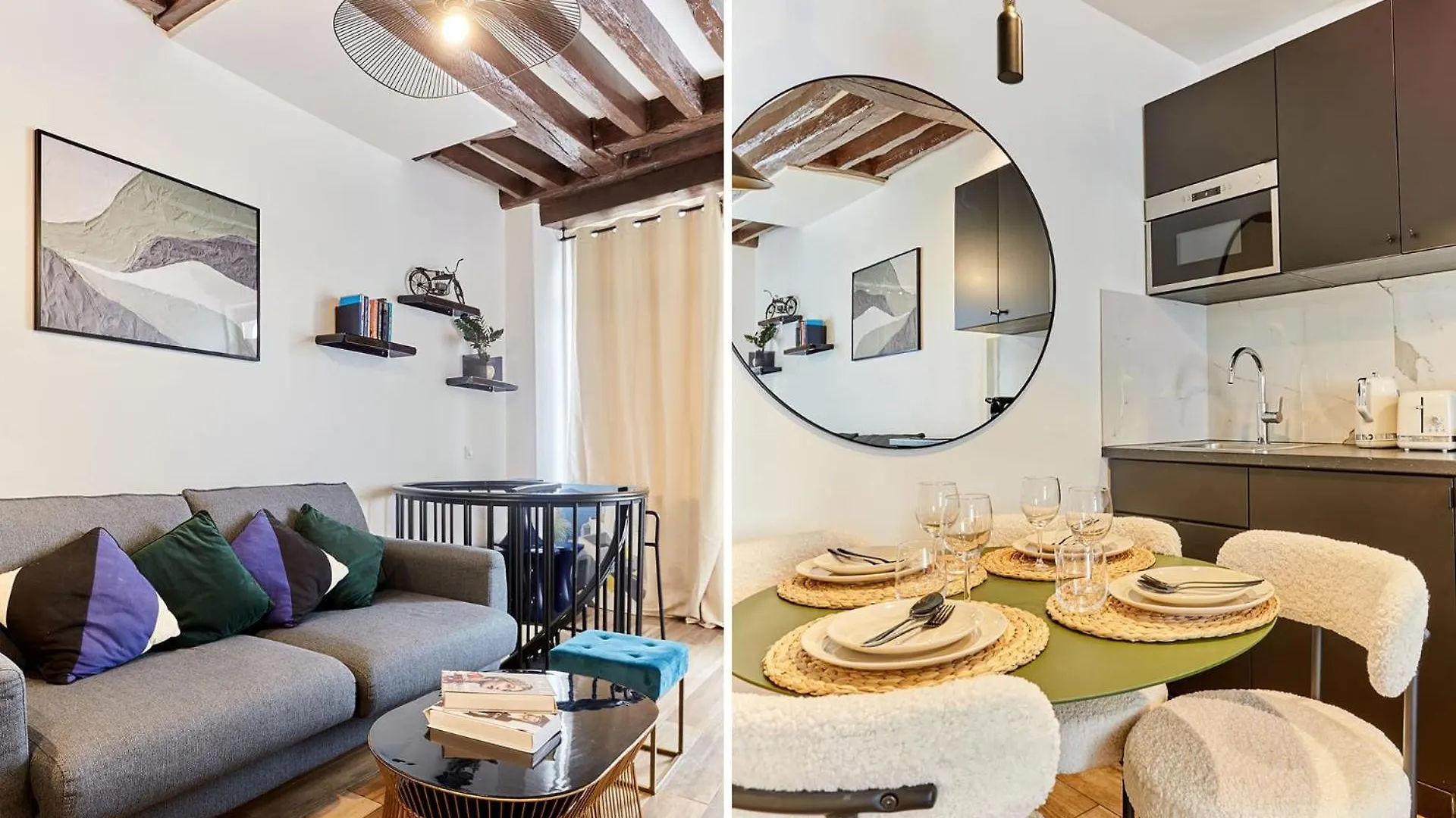 Duplex In The Center Of Paris Apartamento França